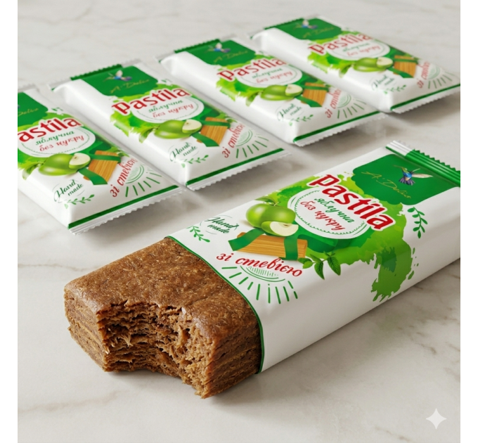 Натуральна Бєлєєвська пастила без цукру Яблучна — без консервантів і добавок, за традиційною технологією XIX століття