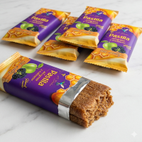 Бєлєвська Пастила яблучна з ожиною на меду, 100 г