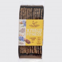 Хлібці без доданого цукру фітнес з насінням льону