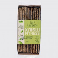 Хлібці без цукру фітнес з травами та часником