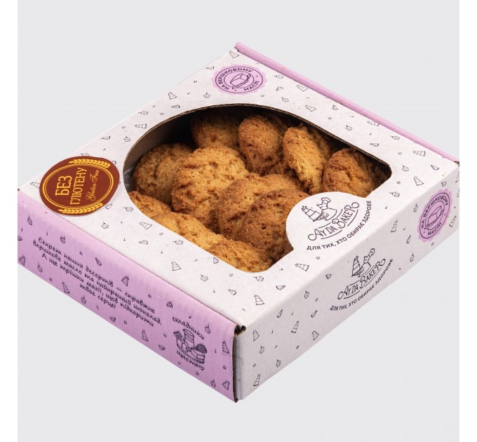 Печиво здобне кокосово молочне безглютенове натуральний десерт без промислових домішок