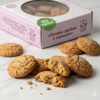 Безглютенове печиво з корицею, 200 г