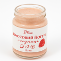 Кокосовый йогурт с клубникой — веганский, без лактозы, сахара и глютена, с пробиотиками и натуральными ягодами