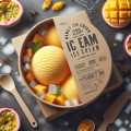 Манго-маракуйя мороженое — растительное, без сахара, лактозы и глютена, не сорбет, подходит для поста, веганов и здорового питания