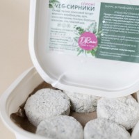 Сирники солоні з кропом без глютену лактози і цукру веганські