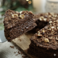 Торт Наполеон безглютеновий Шоколадний