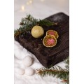 Конфета Фисташковый танец с малиной, кешью и фисташками — без сахара, лактозы и глютена
