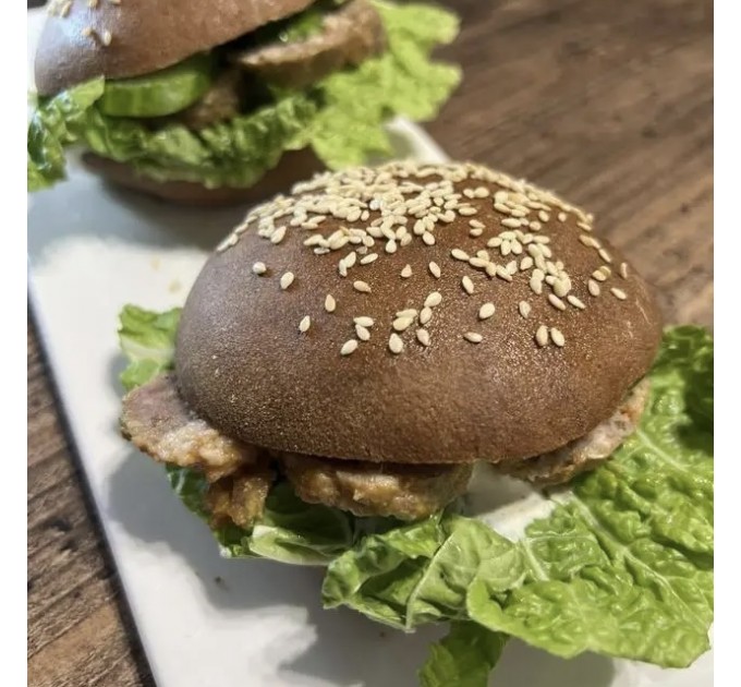 Амарантові булочки для бургерів — без глютену, дріжджів, цукру та лактози