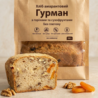Хлеб амарантовый без глютена Гурман, 300 г