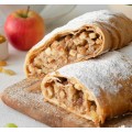 Штрудель Амарантовий з яблуком, горіхами та родзинками