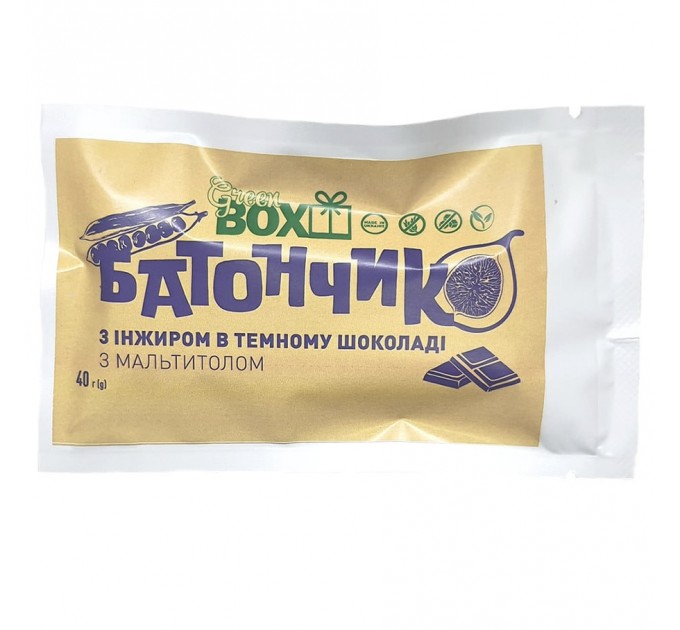 Батончик з Інжиром в темному шоколаді, 40г