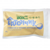 Батончик с Кокосом в темном шоколаде, 40г