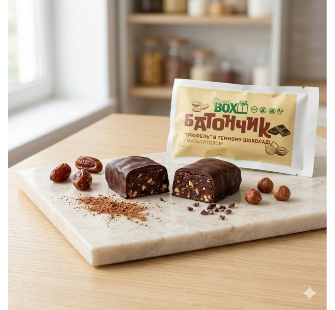Батончик Трюфель в темному шоколаді, 40г