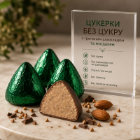 Конфеты без сахара с гречишным шоколадом, 110 г