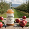 Нерафинированный яблочный уксус без сахара и дрожжей RAW для питья, 500 мл