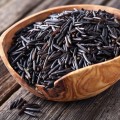 Цельнозерновой не шлифованный черный дикий рис 100 г
