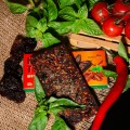 Натуральный шоколад без сахара с вялеными томатами и базиликом из кэроба 55 г