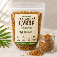 Органический нерафинированный Пальмовый сахар 100 г Органический нерафинированный Пальмовый сахар 100 г
