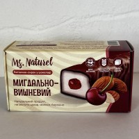 Миндально-вишнёвый батончик-сырок в шоколаде — без сахара, глютена, лактозы
