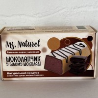 Батончик-сырок в белом шоколаде без сахара, глютена, лактозы