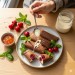 Безглютеновые шоколадные блинчики с тофу и вишней — без сахара, без лактозы, постный веганский полуфабрикат