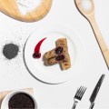 Безглютеновые блинчики с маком и вишней — без лактозы, без сахара. Натуральный полуфабрикат ручной работы