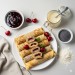 Безглютеновые блинчики с маком и вишней — без лактозы, без сахара. Натуральный полуфабрикат ручной работы