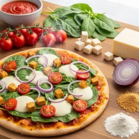 Пицца без глютена, сахара и лактозы овощная 300 г