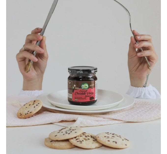 Кокосовий шоколадний соус Шоколадна помадка без глютену, сої, ГМО, ароматизаторів і консервантів