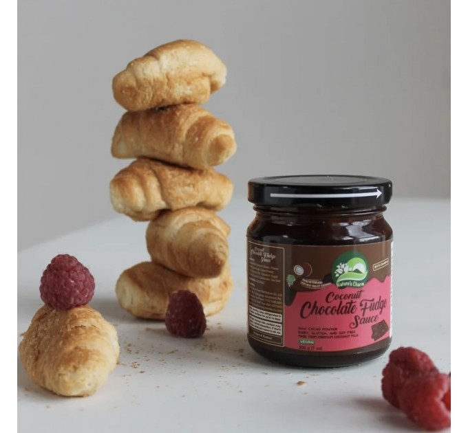 Кокосовий шоколадний соус Шоколадна помадка без глютену, сої, ГМО, ароматизаторів і консервантів