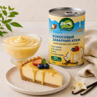 Кокосовый заварной крем, 400 г