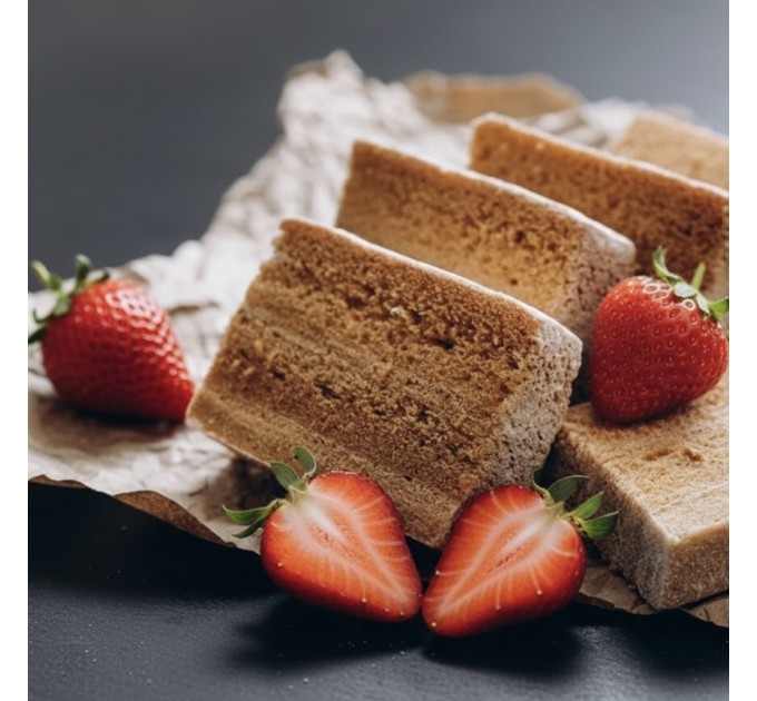 Натуральна Бєлєєвська пастила з полуницею — без консервантів, без ароматизаторів, з натурального фруктового пюре