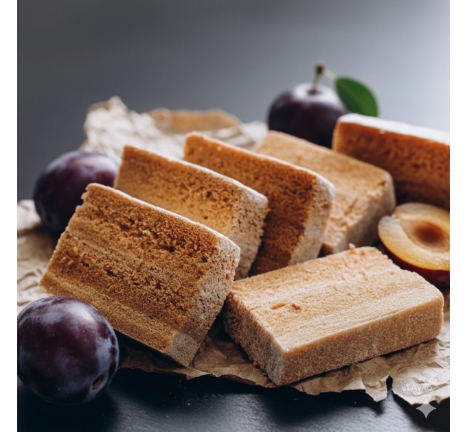 Натуральна Бєлєєвська пастила зі сливою — без консервантів, без ароматизаторів, з натурального фруктового пюре