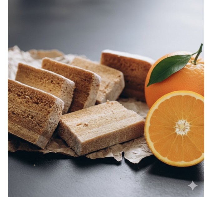 Натуральна Бєлєєвська пастила з апельсином — без консервантів, без ароматизаторів, з натурального фруктового пюре