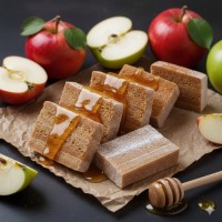 Натуральна Бєлєєвська пастила без цукру Яблуко з медом