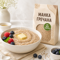 Манка без глютена Гречневая 1 кг
