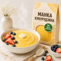 Манка без глютена Кукурузная 1 кг