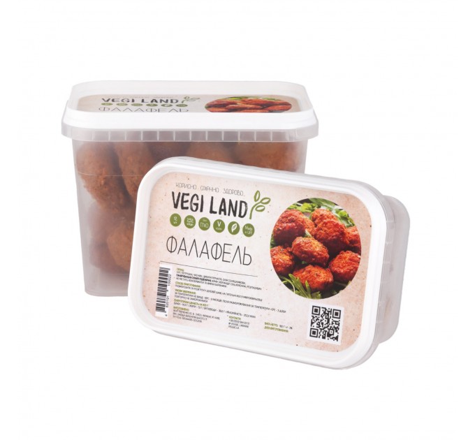 Фалафель — рослинний продукт без лактози та яєць. Пісний. З високим вмістом рослинного білка.