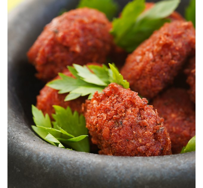 Фалафель з буряком і кумином — пісний рослинний продукт без лактози та яєць, з високим вмістом рослинного білка