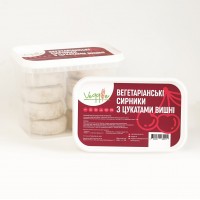 Постные вегетарианские сырники с цукатами вишни 200 г – без глютена и лактозы, на тофу