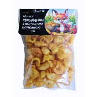 Кукурудзяні чіпси з копченою паприкою 75 грам