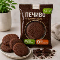 КЕТО шоколадне печиво, 50 г