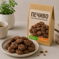 Пісочне печиво шоколадне, 175 г