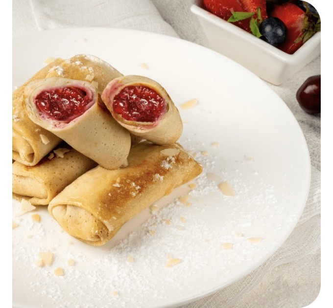 Млинці з полуницею, 350 г