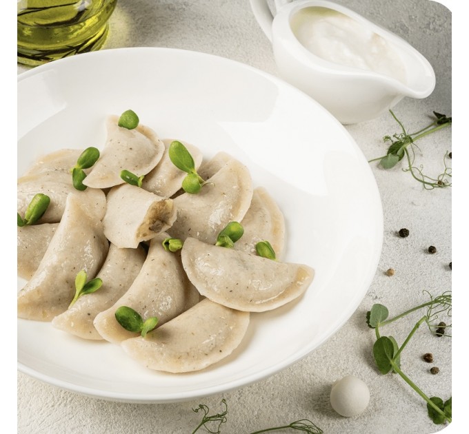 Вареники з картоплею та грибами, 350 г